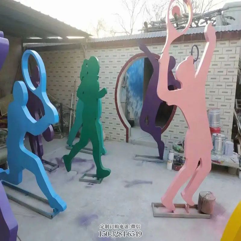 購物人雕塑專供，校園雕塑，小區(qū)不銹鋼購物人雕塑標(biāo)準(zhǔn)
