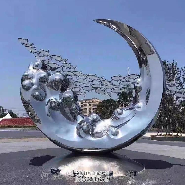 金屬雕塑服務(wù)商，美陳雕塑，不銹鋼雕塑訂做