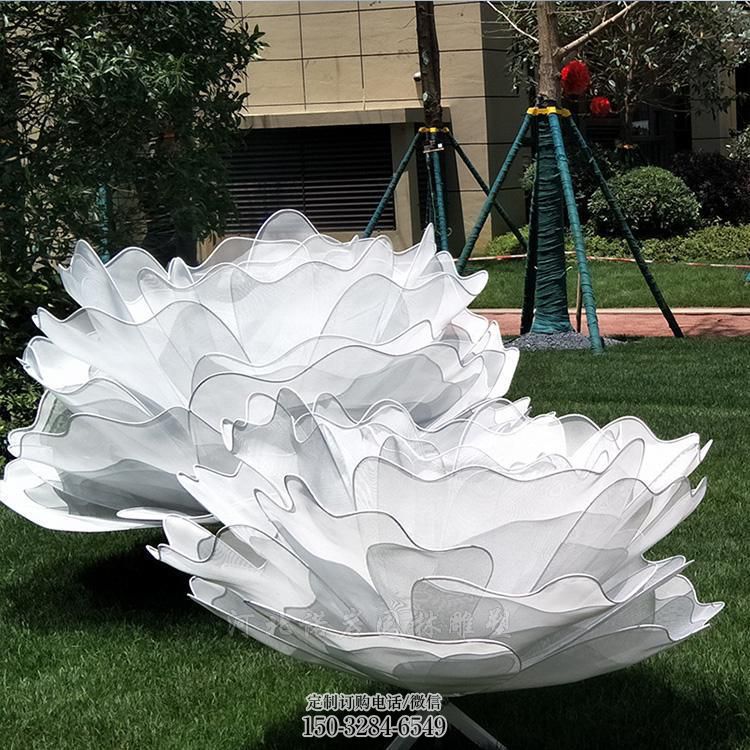 金屬雕塑供應(yīng)，花園小品，大型不銹鋼雕塑展品