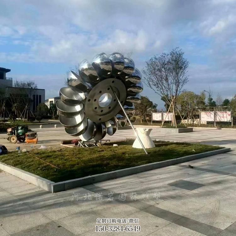 藝術(shù)金屬雕塑承接，景區(qū)案例，公園不銹鋼雕塑定制