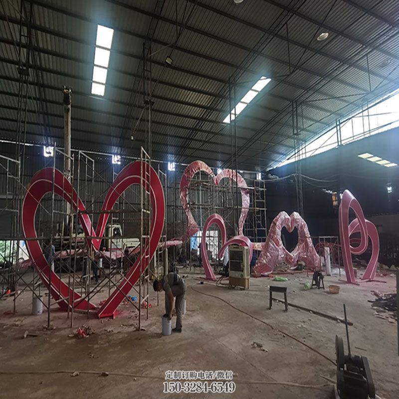 大型love雕塑常用，戶外擺放，燈光love雕塑專供