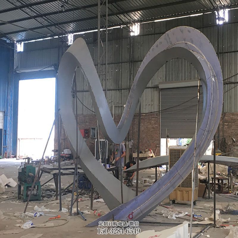 公共love雕塑訂做，城市裝飾，庭院燈光love雕塑展品